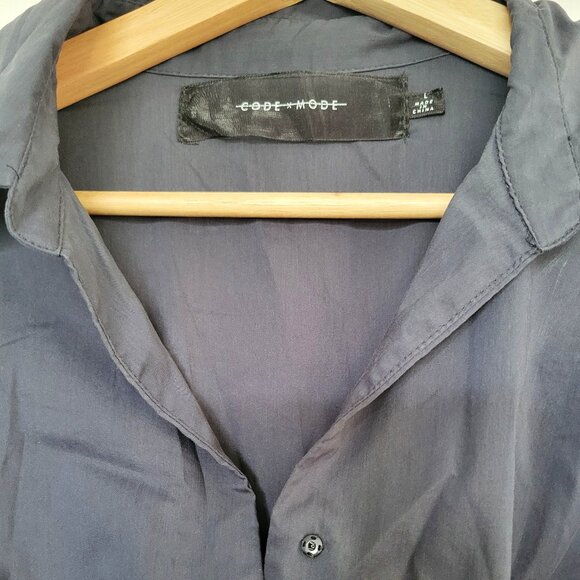 Code x Mode Size L Navy Blue Midi Dress - Picture 3 of 4